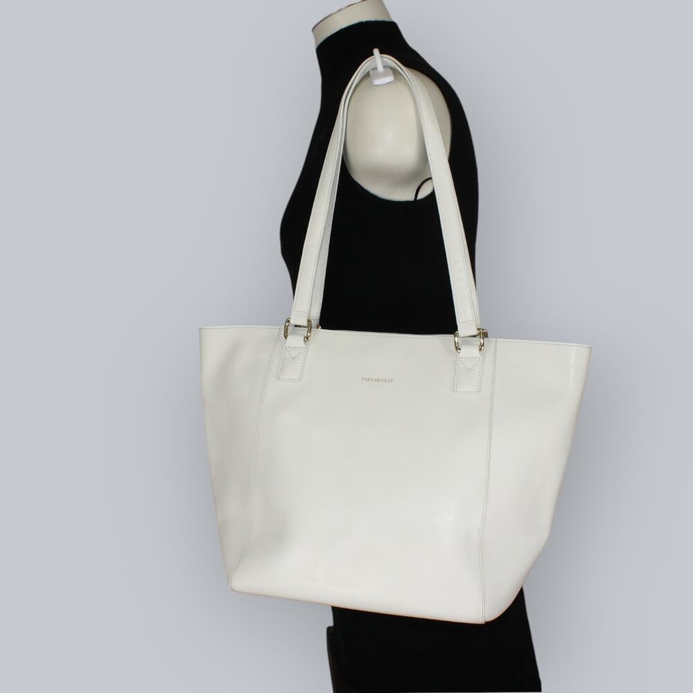 Vera Bradley Small Ella Tote Oyster Gold WinterWhite 14975-619